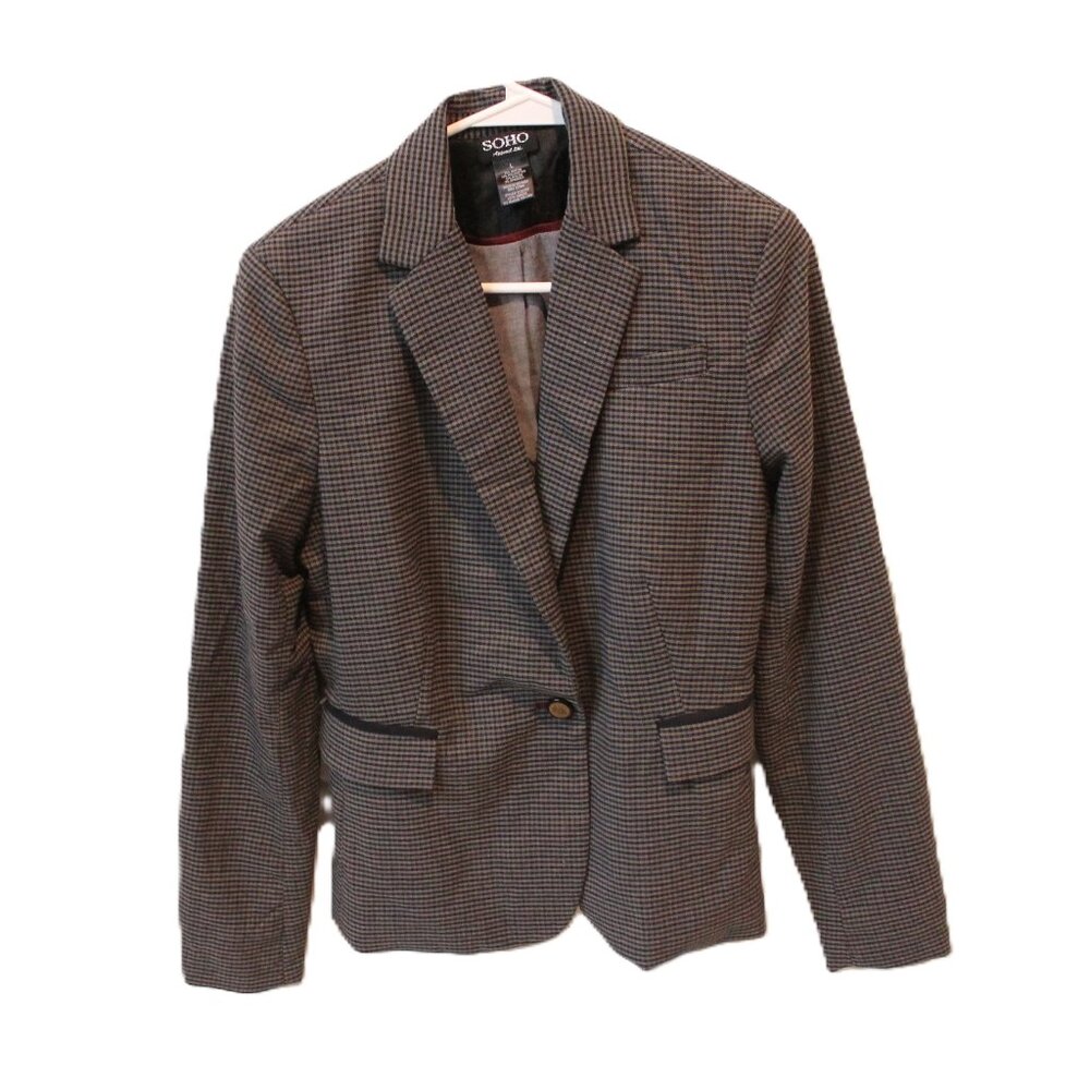 SOHO Houndstooth Blazer